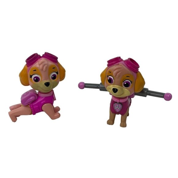 Paw Patrol SML 16622 Mission Skye Police Dog Puppy Pink Jet Pack Flying Toy Lot - Picture 1 of 13